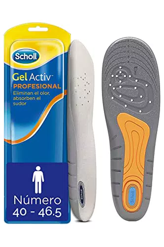 Scholl GelActiv Plantillas de Gel para Calzado de Trabajo, Comodidad Diaria