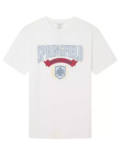 Springfield Camiseta Hombre Modelo Clásico