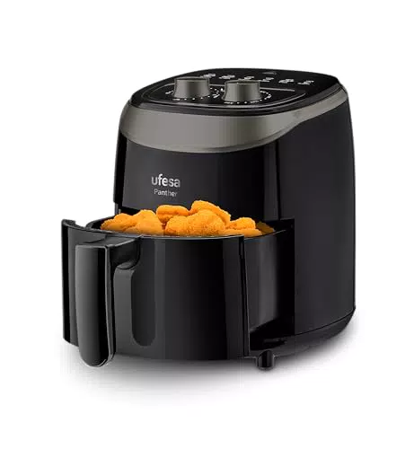 Ufesa Jaguar Freidora de Aire sin Aceite de 3.5L, 8 Programas