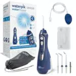Waterpik Irrigador Inalámbrico con 3 Posiciones de Control del Agua a Presión con Batería Recargable