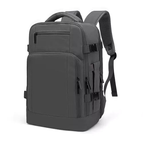 ZHXX Mochila de Viaje Cabina para Ryanair, Impermeable con Puerto de Carga y Antirrobo