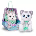 BABY PAWS Peluche Interactivo Husky con Sonidos y Ojitos Móviles para Niños +3 Años