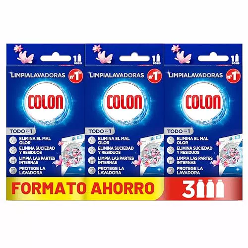 Colon Limpialavadoras - Limpia la lavadora y elimina malos olores