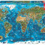 Educa Puzzle Maravillas del Mundo con Pegamento Fix Puzzle - A partir de 14 años