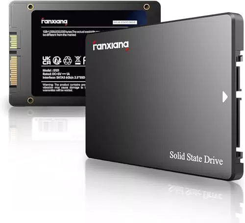 Fanxiang SSD 512GB SATA III 6GB/s, Disco Duro SSD para Ordenadores y Portátiles