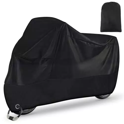Funda Moto Impermeable XXL 210D Oxford con Protección UV y para Inclemencias Climáticas