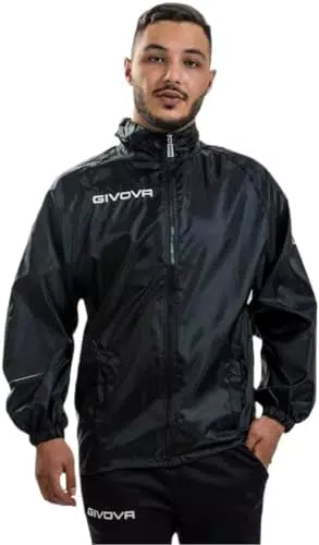 Givova Rain Basico - Chaqueta Impermeable para Hombre