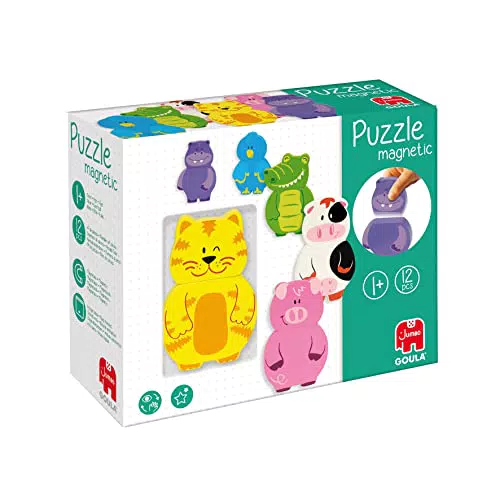 Goula - Puzle magnético intercambiable para niños a partir de 1 año