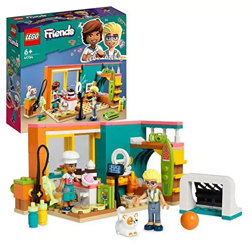 LEGO 41754 Friends - Habitación de Leo, Juguete Coleccionable para Niños y Niñas
