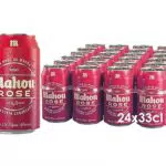 Mahou Rosé Cerveza Afrutada, Sabor Suave y Refrescante, 4.8% Vol.