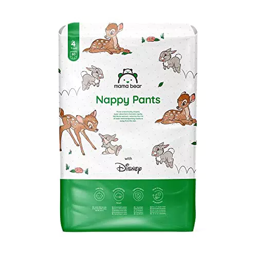 Mama Bear - Pañales Braguita Disney, Pack de 80 Unidades
