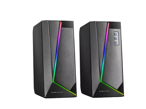 Altavoz Bluetooth Potente Mars Gaming MSRGBW con RGB Full Mesh
