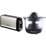 Moulinex Subito LS2608 - Tostadora Extragrande 1000 W y Exprimidor Compacto
