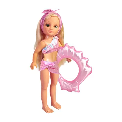 Famosa Nancy Muñeca de Verano con Traje de Baño y Accesorios para Niños 3+