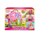 Pinypon Casa Rosa Maletín - Casita de muñecas plegable con accesorios, +4 años