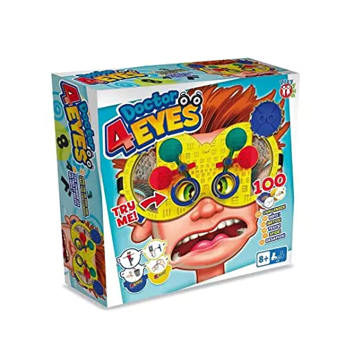 IMC TOYS Doctor 4 Eyes - Juego de Mesa Familiar Divertido para Niños +8 Años