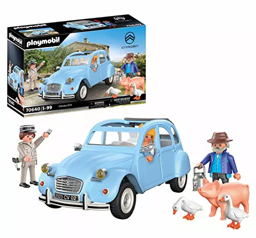 PLAYMOBIL Classic Car Citroën 2 CV - Juguete de colección para niños a partir de 5 años