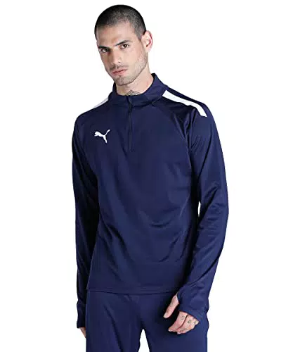 Puma teamLIGA 14 Zip Top Camiseta de Fútbol para Hombre