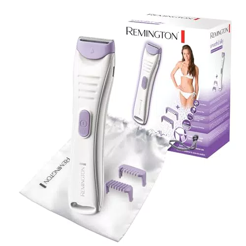 Remington Depiladora Smooth & Silky Inalámbrica para Zona Bikini, Resistente al Agua