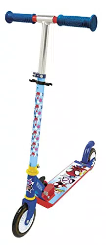Smoby Patinete de 2 Ruedas Spidey Regulable en Altura para Niños a Partir de 5 Años