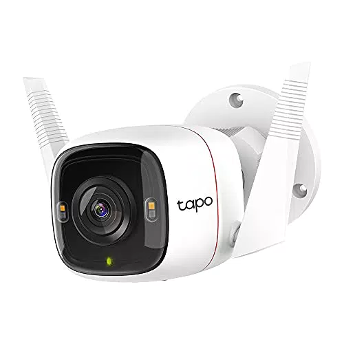 TP-Link Tapo C320WS - Cámara de Vigilancia WiFi 2K con Visión Nocturna y IP66