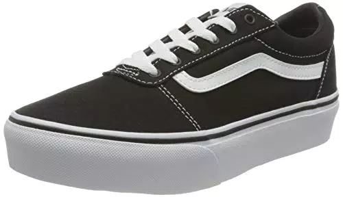 Vans Ward Platform - Zapatillas para Niñas de Canvas