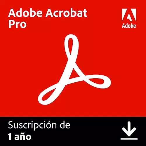 Adobe Acrobat Pro - Suscripción Anual para PC y Mac - Descarga Digital