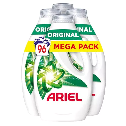 Ariel Detergente Lavadora Liquido 96 Lavados, Original