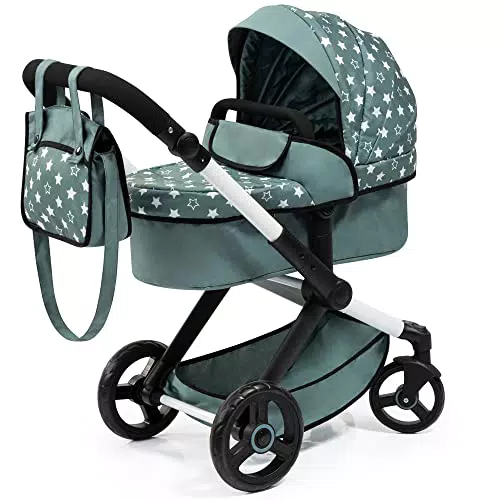 Bayer Design Cochecito de Muñeca Combi Xeo Convertible y Regulable en Altura