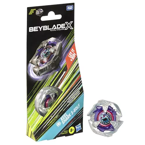 Beyblade Keel Shark - Peonza Booster Pack de Ataque con X-Celerator para Niños