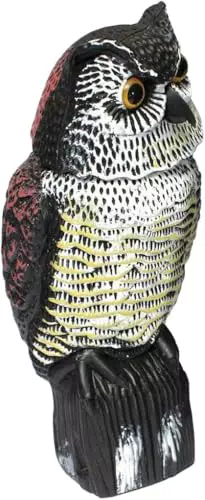 Biotop Espantapájaros Búho, Gira con el Viento, Sin Pilas