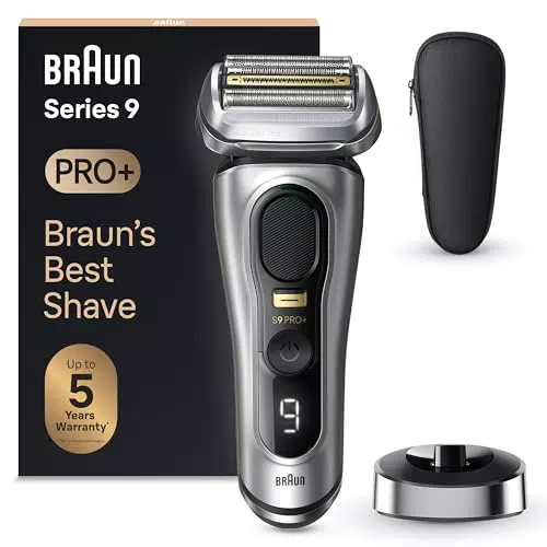 Braun Series 9 Pro+ Afeitadora Eléctrica Hombre, Máquina de Afeitar Barba