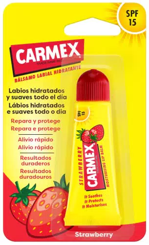Carmex Bálsamo Labial SPF 15 - Hidratación y protección para labios