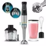 Cecotec Batidora de Mano Katana 15 Chop G - 1500 W, 21 Velocidades y Turbo