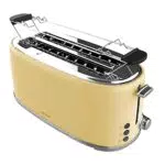 Cecotec Tostadora 4 Rebanadas Toast&Taste 1600, Acero Inoxidable, 1630 W