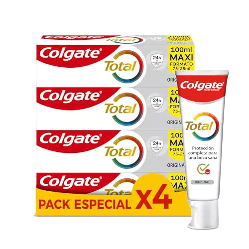 Colgate Total Original - Pasta de Dientes con Protección Antibacteriana 24h