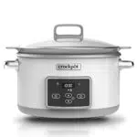 Crock-Pot Duraceramic Olla de Cocción Lenta Digital Compatible con Inducción