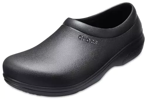 Crocs On The Clock Work Slipon - Chanclas Unisex para Niños