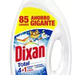 Dixan Gel Total 4+1, Detergente Líquido para Lavadora 85 Lavados