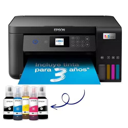 Epson EcoTank ET-2850 Impresora Wifi Multifunción A4 Dúplex 3 en 1