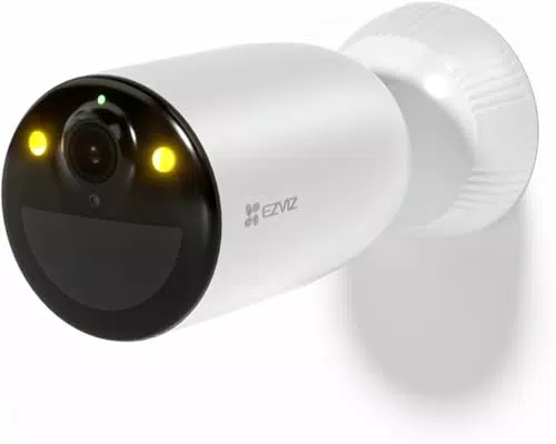 EZVIZ Camara Vigilancia WiFi Exterior sin Cables, Batería Recargable de 120 Días