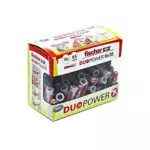 fischer DUOPOWER 10 x 50 S, tacos y tornillos para pared universales de seguridad