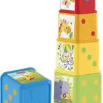 Fisher-Price Bloques Apila y Descubre - Juguete de Construcción para Bebés 6+ meses