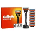 Gillette Fusion 5: Recambios para Afeitado Cómodo con Mango Ergonómico