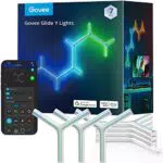 Govee Glide Luces RGBIC LED para Gaming, Control APP Wi-Fi y Sync Musical