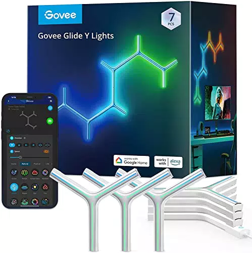 Govee Glide Luces RGBIC LED para Gaming, Control APP Wi-Fi y Sync Musical