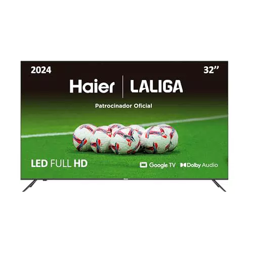 Haier H55K800UX - Smart TV 55" 4K UHD, Google TV, Dolby Audio, HDR 10, Bluetooth 5.1
