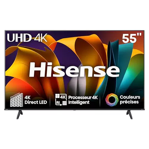 Hisense 55A6N - Smart TV UHD 4K con Dolby Vision y Control por Voz
