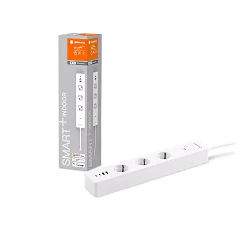 LEDVANCE Enchufe inteligente WiFi con USB y protección contra sobrecargas