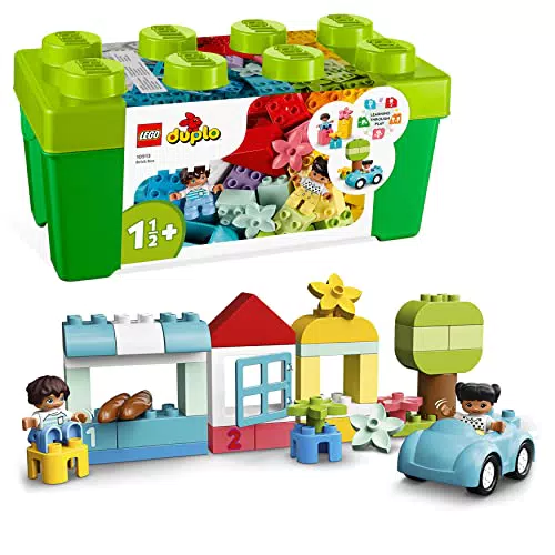 LEGO DUPLO Caja de Ladrillos Educativa para Bebés, Set de Construcción y Juego